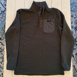 Under Armour ColdGear Men's Gray Sweatshirt, size Medium